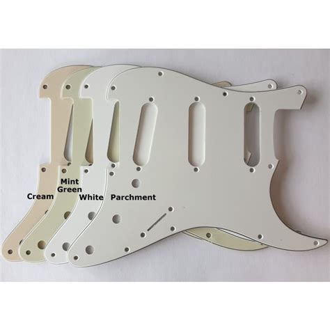 strat cream pickguard